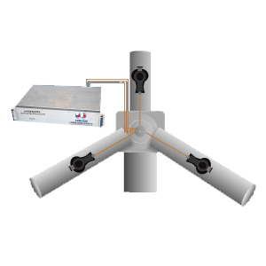 Optical lightning testing system