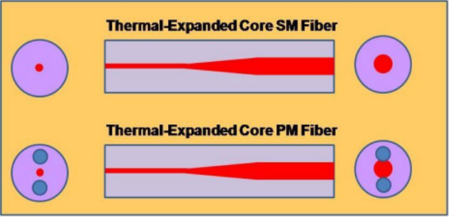 Thermal Expanded Single Core Fiber